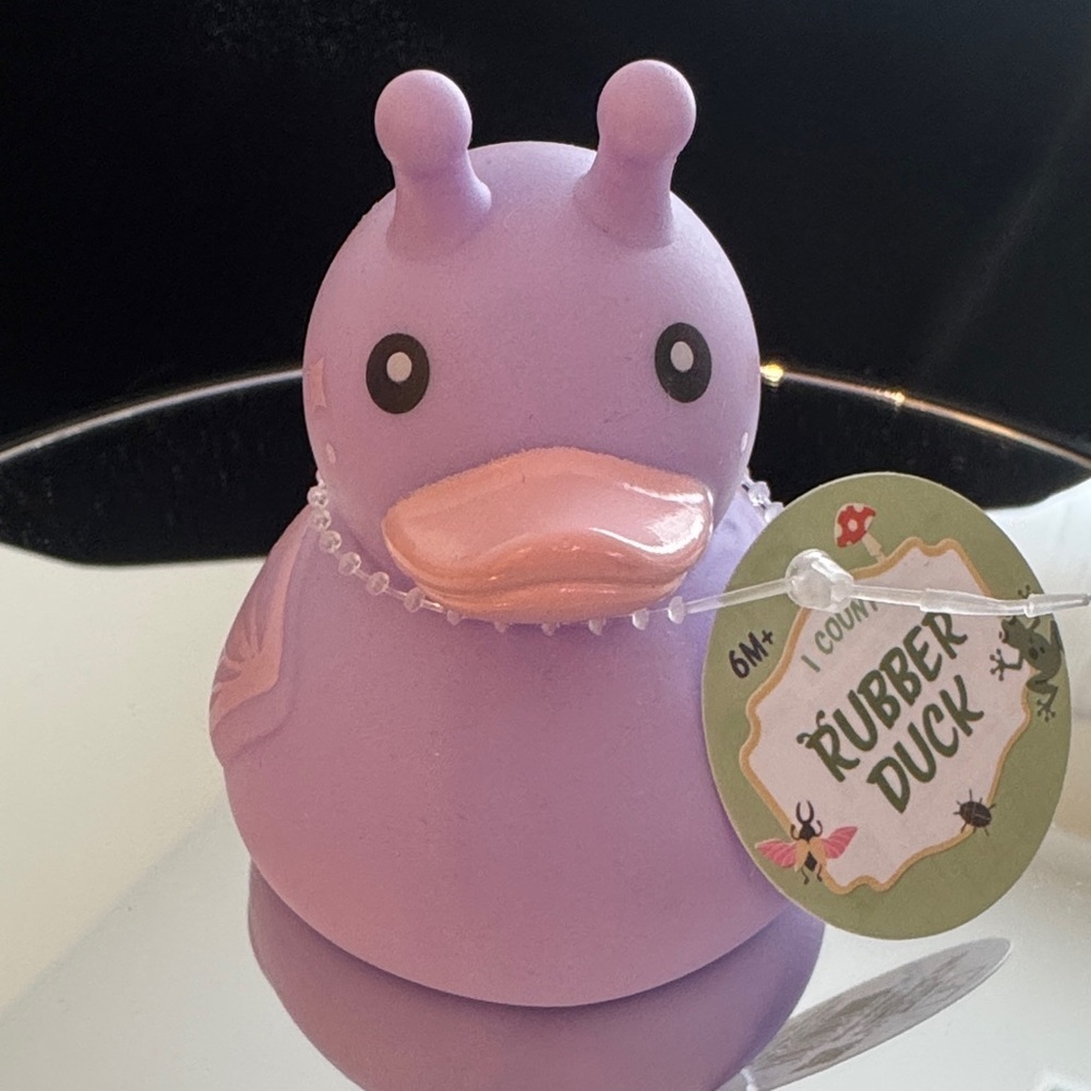 Kikkerland Colorful Duck Set of 4 Green, Orange, Purple, Yellow - Picture 6 of 7